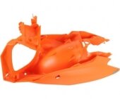 PLAQUES LATERALES & BOITE A AIR ORANGE KTM 150 SX 2011-2015