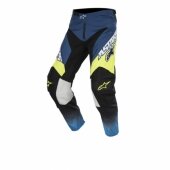 Pantalon Cross ALPINESTARS Racer Supermatic DARK BLUE/CYAN/YELLOW FLUO maillots pantalons