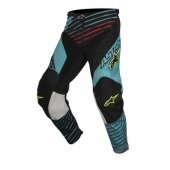 Pantalon ALPINESTARS CROSS Racer Braap TEAL/BLACK/YELLOW FLUO maillot pantalon kids