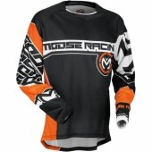 MAILLOT MOOSE RACING QUALIFER NOIR/ORANGE 2017 maillots pantalons