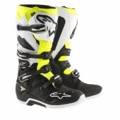 BOTTES ALPINESTARS TECH 7 NOIR/JAUNE/BLANCHE bottes