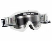 LUNETTE FIRST RACING CHROMATIK BLANCHE AVEC ROLL OFF lunettes