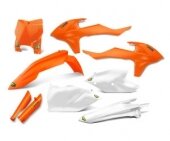 KIT PLASTIQUE CYCRA ORANGE FLUO 350 SX-F 2016-2017 kit plastique cycra powerflow