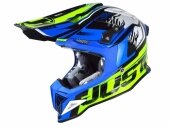  Casque JUST1 J12 Dominator bleu/jaune fluo casques