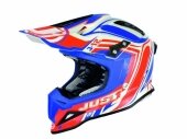  Casque Just1 J12 Flame rouge/bleu casques