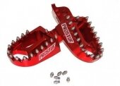 REPOSE PIEDS PROSTUF ROUGE HONDA 450 CR-F 2004-2008 reposes pieds