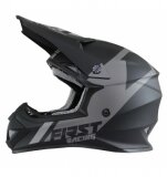 CASQUE FIRST RACING K2 EVO GRIS METAL/GRIS/NOIR casques