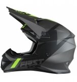 CASQUE FIRST RACING K2 EVO GRIS METAL/FLUO/NOIR casques