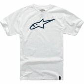 T-SHIRT ALPINESTARS AGELESS BLANC/NOIR tee shirt