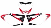  Fonds de plaque Dream Graphic 2 Blackbird blanc Suzuki 450 RM-Z 2008-2016